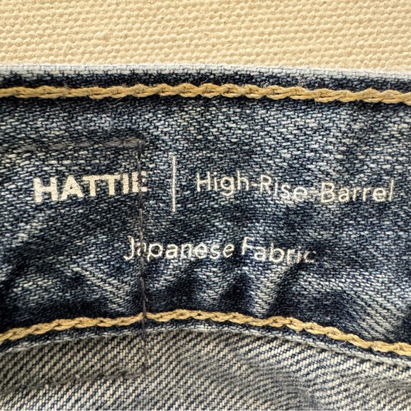 AG Hattie High Rise Barrel Jean Women’s 29 Blue Med Wash Japanese Fabric Hi Rise - Picture 12 of 16
